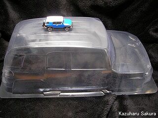 タミヤ CC-01 FJクルーザー 製作記 ～ ポリカーボネートボディ２